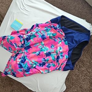 Bar Harbor Swim 24W one piece bathing suit